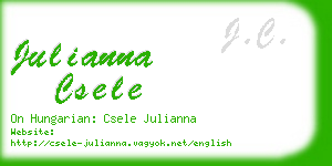 julianna csele business card